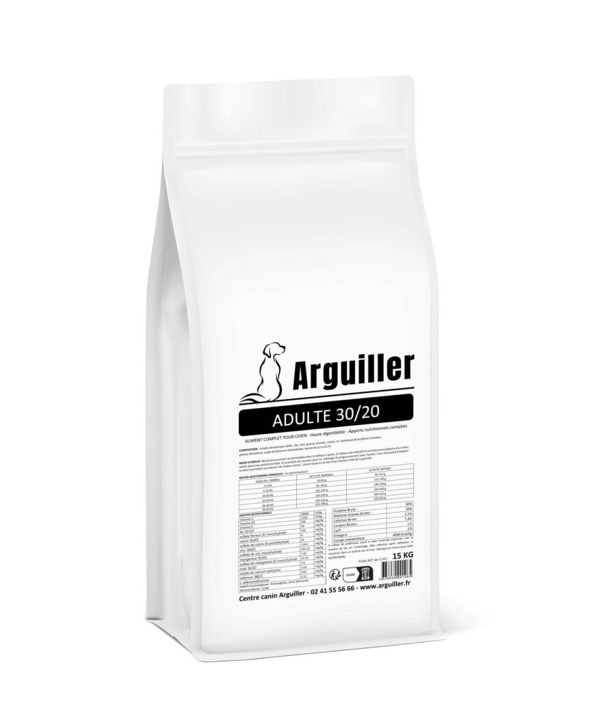 Sac de croquette chien adulte 30 20